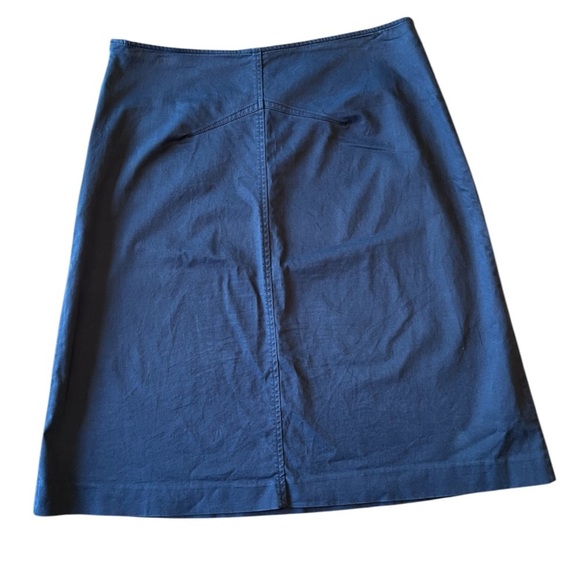 Vintage Olsen Europe Black Knee-Length A-Line Casual Skirt Size 10 - Picture 6 of 12